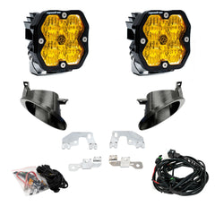 14-18 2500 Mercedes Sprinter Van, 14-18 3500, Fog Pocket Kit, Squadron Sport 2.0, Baja Amber, WC