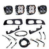 Ford Super Duty (23-26), Dual Fog Pocket Kit, Upfitter, Squadron Sport/SAE 2.0, Clear, SAE Fog