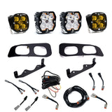 Ford Super Duty (23-26), Dual Fog Pocket Kit, Squadron Sport/SAE 2.0, Baja Amber, SAE/Sport