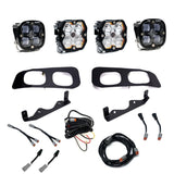 Ford Super Duty (23-26), Dual Fog Pocket Kit, Squadron Pro/SAE 2.0, Clear, SAE Fog