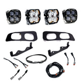 Ford Super Duty (23-26), Dual Fog Pocket Kit Upfitter, Squadron Pro/SAE 2.0, Clear, SAE Fog