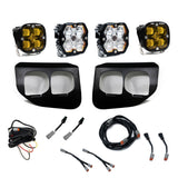 2020-2022 Ford Super Duty, Dual Fog Pocket Kit, Squadron 2.0 SAE/Pro, Amber, SAE/PRO, DC