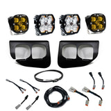 2020-2022 Ford Super Duty, Fog Pocket Kit Upfitter, Squadron Pro/SAE 2.0, Baja Amber, SAE Fog