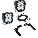 2018-2026 Jeep JL/JT, 20-26 Gladiator, A-Pillar Sportsmen Kit, Squadron 2.0, Clear, Spot