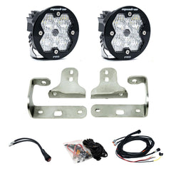 Baja Designs 2018-2026 Jeep JL/JT, 20-26 Gladiator, Fog Pocket Kit, OE Sport Bumper, Squadron-R Pro 2.0, Clear, WC