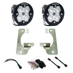 Baja Designs 2018-2026 Jeep JL/JT, 20-26 Gladiator, Fog Pocket Kit, OE Rubicon Bumper,Squadron-R Sport 2.0, Clear, WC