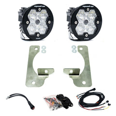 Baja Designs 2018-2026 Jeep JL/JT, 20-26 Gladiator, Fog Pocket Kit, OE Rubicon Bumper, Squadron-R Sport 2.0, Clear, WC