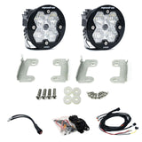2018-2026 Jeep JL/JT, 20-26 Gladiator, Fog Pocket Kit; OE Sahara Bumper, Squadron-R Pro 2.0, Clear, WC