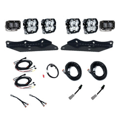 Baja Designs 2017-2020 Ford Raptor, Fog Pocket Kit, Squadron Pro SAE 2.0/S2, Clear, SAE Fog