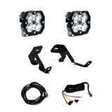 2015-2020 Ford F-150, 17-20 Raptor, A-Pillar Kit, Squadron Pro 2.0, Clear, Spot