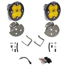 Baja Designs GM, Chevy/GMC HD, Canyon/Colorado/Sierra/Silverado (15-19) Squadron 2.0 Sport Amber FPK