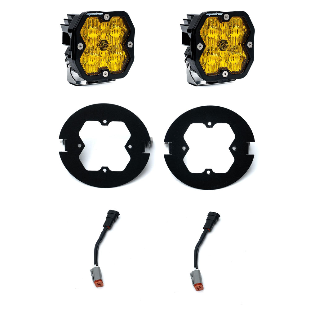 Baja Designs Ford/Toyota, F-150 (06-14), Tundra (07-13), Tacoma (05-11) Squadron 2.0 Amber FPK