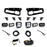 Ford, Bronco (21-26) S2 SAE Clear, S2 Sport D/C Clear, Squadron 2.0 Sport Clear Spot, Steel Bumper w/ upfitter
