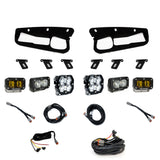 Ford, Bronco (21-26) S2 SAE Amber, S2 Pro D/C Clear, Squadron 2.0 Pro Spot Clear, FPK Steel Bumper w/ upfitter