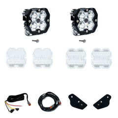 Baja Designs Ford Bronco (21-26), Bronco Raptor (22-26), A-Pillar Kit Upfitter, Squadron Pro 2.0, Clear, Spot