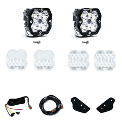 Baja Designs Ford Bronco (21-26), Bronco Raptor (22-26), A-Pillar Kit Upfitter, Squadron Sport 2.0, Clear, Spot