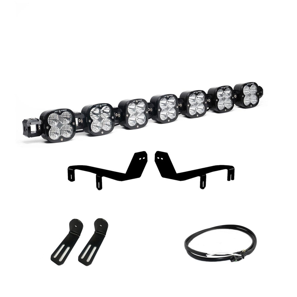 Baja Designs XL Pro Linkable Sport Bumper Light Kit - 2017-2019 F-250/350 Super Duty (Multi-Pattern, Clear, Upfitter Wiring)