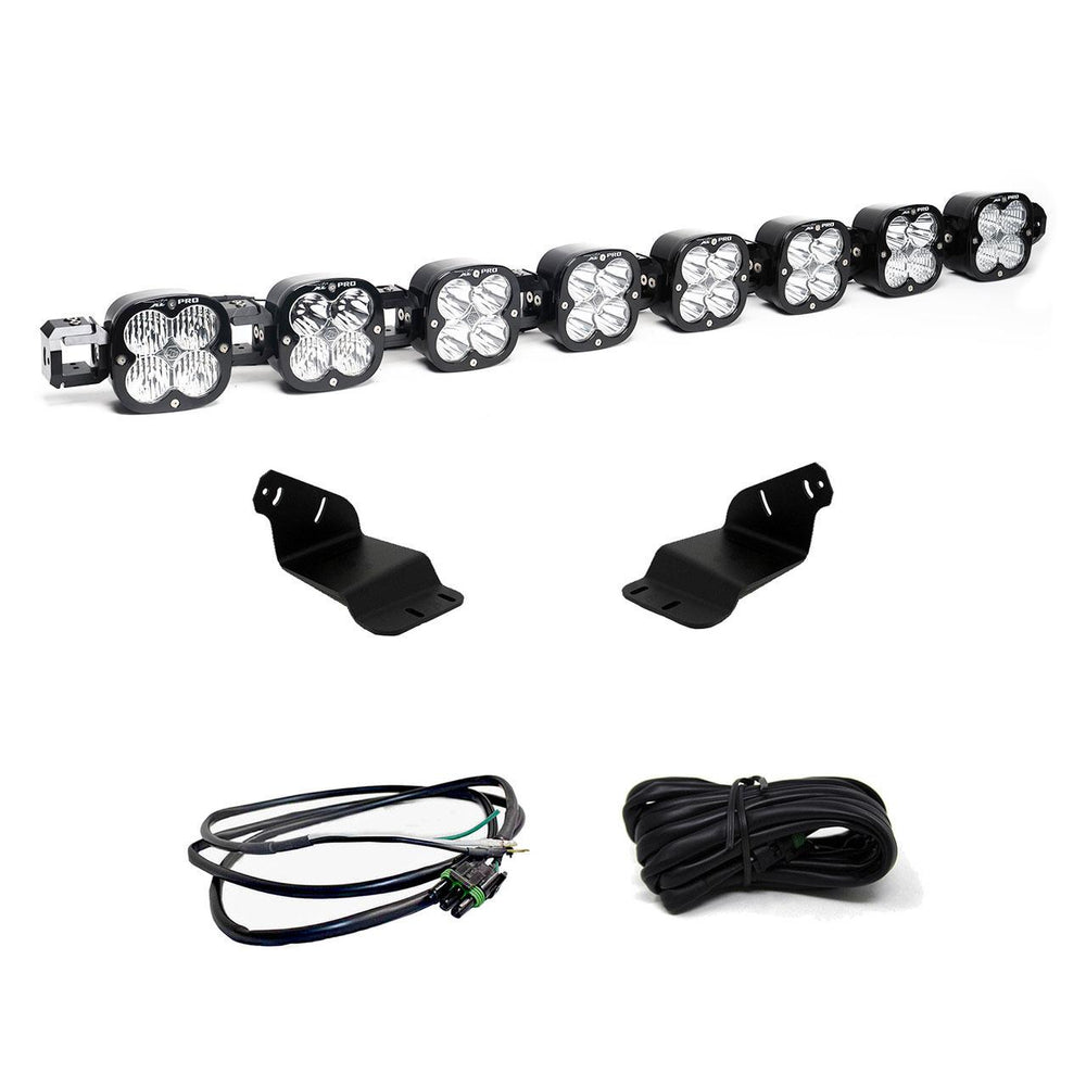 Baja Designs XL Pro Linkable Sport Roof Mount Kit - '21-26 Bronco - '22-26 Bronco Raptor (Multi-Pattern - Clear - Upfitter Wiring)