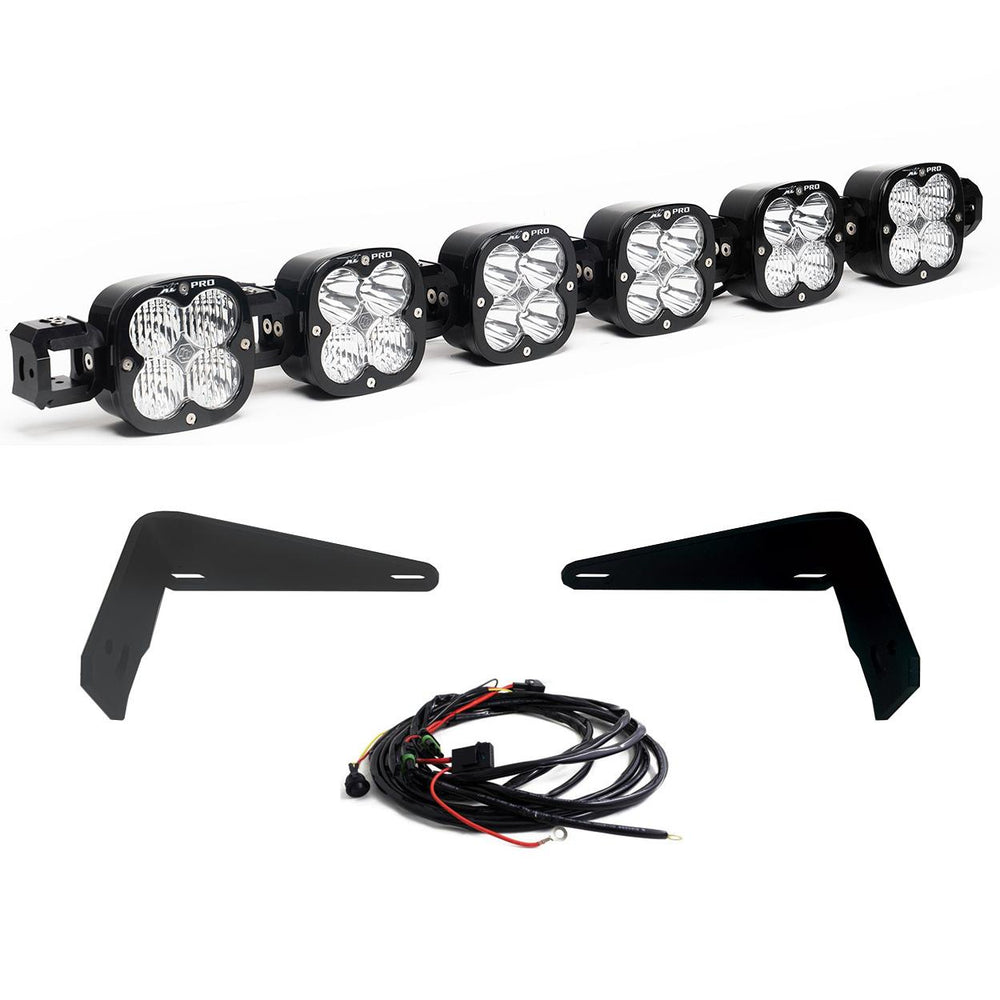 Baja Designs XL Pro Linkable Sport Bumper Light Kit - '21-26 Bronco - '22-26 Bronco Raptor - w/ OE Steel Bumper (Multi-Pattern - Clear - Toggle Wiring) (447775)