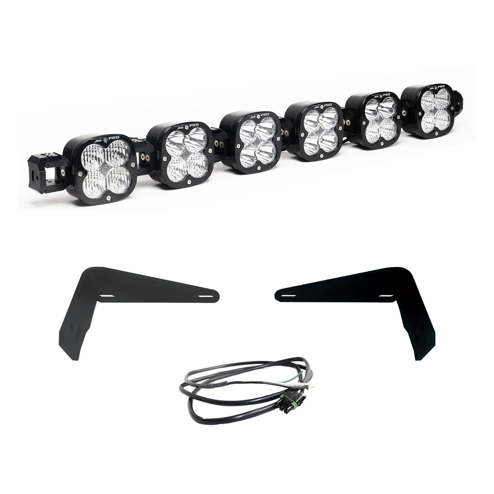 Baja Designs XL Pro Linkable Sport Bumper Light Kit - '21-26 Bronco - '22-26 Bronco Raptor - w/ OE Steel Bumper (Multi-Pattern - Clear - Upfitter Wiring) (447775UP)