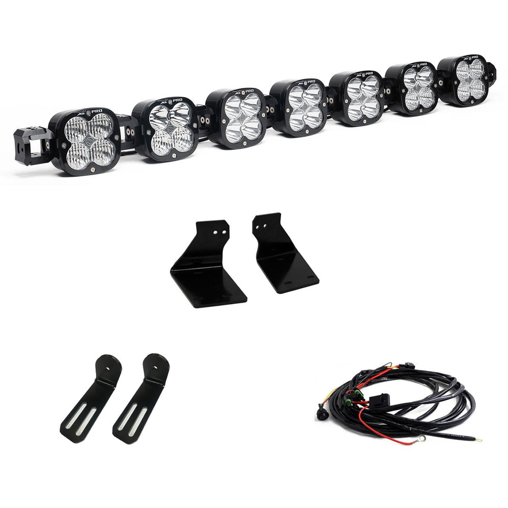 Baja Designs XL Pro Linkable Bumper Light Kit - '20-22 F-250 Super Duty - '20-22 F-350 Super Duty (Light Pattern: Multi-Pattern - Color: Clear - Wiring Type: Toggle) (447793)
