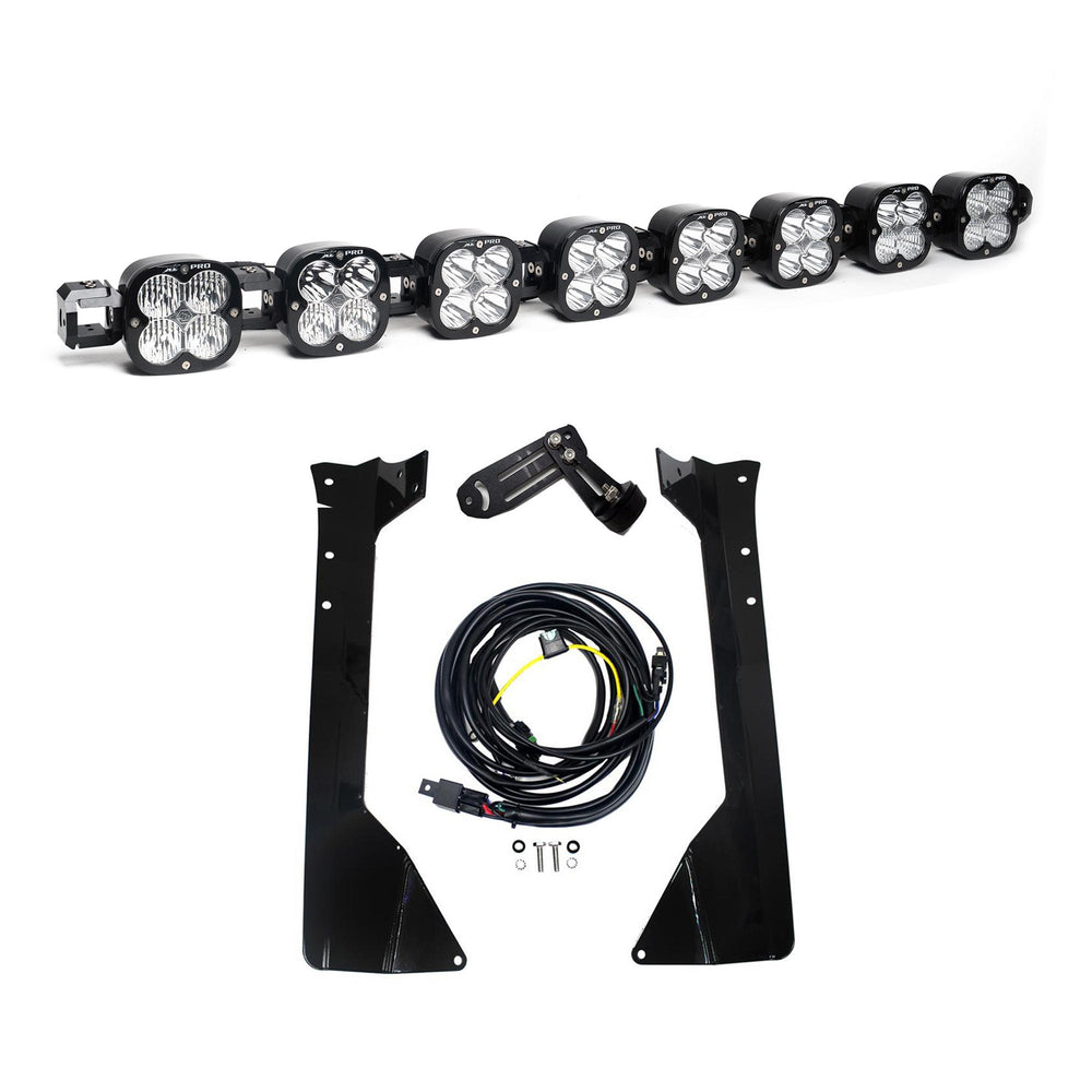Baja Designs XL Pro Linkable Roof Mount Kit - '07-18 Wrangler JK (Multi-Pattern - Clear)