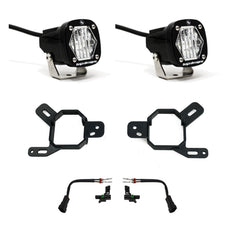Baja Designs S1 Fog Pocket Light Kit - GMC/Chevy 2023-2026 Canyon/Colorado; 2024-2026 Yukon, 2500/3500; 2022-2026 Sierra 1500 AT4-X (Clear)
