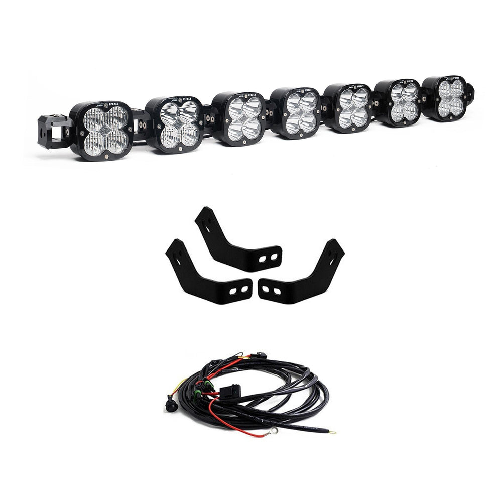 Baja Designs Toyota 7XL Pro Linkable Roof Light Bar Kit For Prinsu Rack - '10-24 4Runner - '07-14 FJ Cruiser - '05-23 Tacoma