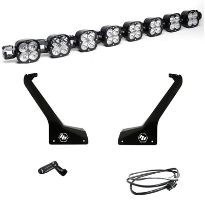 Baja Designs XL Pro Linkable Roof Mount Kit - '20-26 Gladiator / '18-26 Wrangler JL (Multi-Pattern - Clear - Upfitter Wiring)
