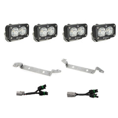 Baja Designs S2 Sport OEM Fog Light Replacement Kit - 2024-2026 Toyota Tacoma NOTE: TRD Pro/Trailhunter (Clear)