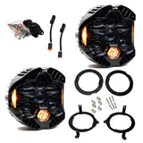 DOT LP6 LED Headlight Kit - Jeep 2018-2026 Wrangler JL; 2020-2026 Gladiator JT; NOTE w/Halogen Headlights (Amb