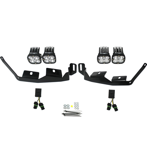 Baja Designs Squadron Sport Headlight Kit - '18-21 RZR RS1 - '14-21 RZR XP 1000 - '18-21 RZR XP Turbo-S (Multi-Pattern - Clear