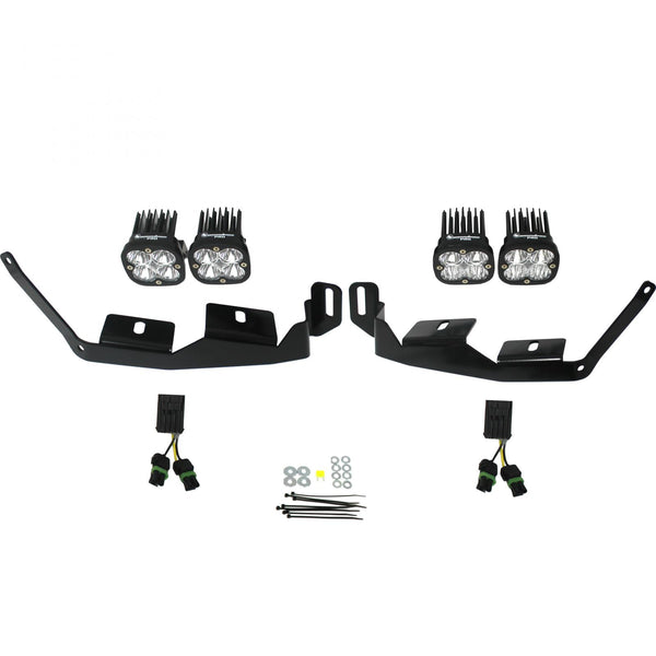 Baja Designs Squadron Unlimited Headlight Kit - '18-21 RZR RS1 - '14-21 RZR XP 1000 - '18-21 RZR XP Turbo-S (Multi-Pattern - C