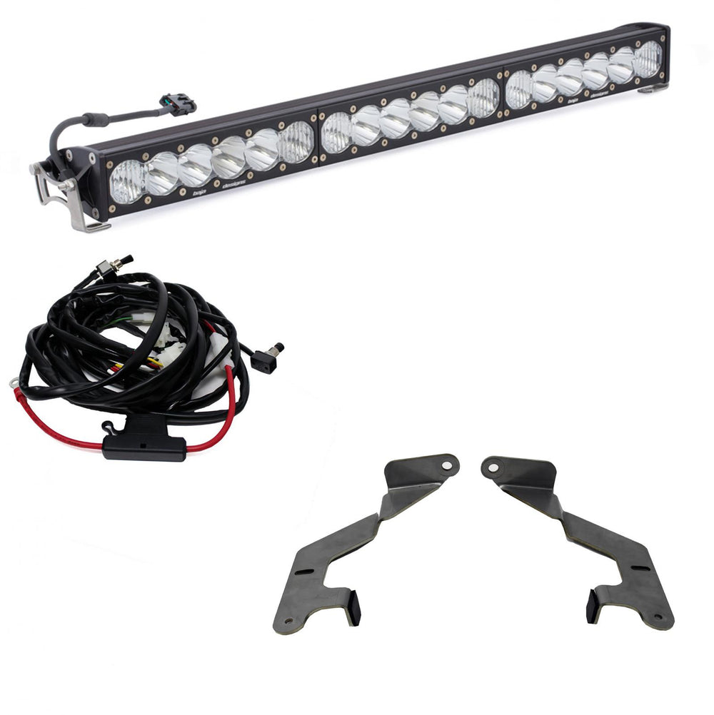 Baja Designs OnX6+ 30 Inch Grille Lower Kit - '14-21 Tundra, '23-On Sequoia (Driving/Combo - Clear)