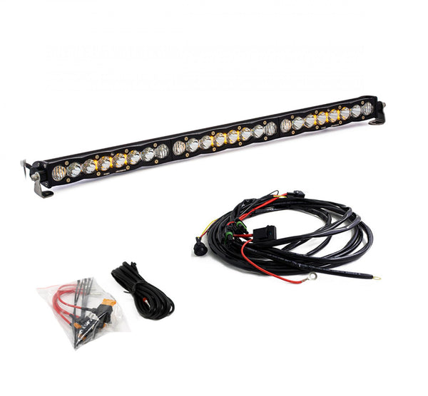 Baja Designs S8 30 Inch Roof Mount Kit - '16-21 RZR Turbo/S - '15-21 RZR 900 - '14-21 RZR XP 1000 (Driving/Combo, Clear)