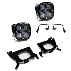 Baja Designs Squadron SAE Fog Pocket Kit - '19-22 Silverado 1500 / '20-22 2500HD/3500HD — 2019-2022 Chevy Silverado 1500 & 2020-2022 Chevy Silverado 2500 HD / Chevy Silverado 3500 HD (SAE Fog - Clear)