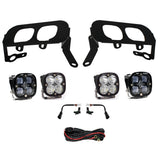 Squadron Sport/SAE Dual Fog Pocket Light Kit - 2014-15 Chevrolet Silverado 1500 (SAE Fog, Clear)