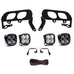 Baja Designs Squadron Sport/SAE Dual Fog Pocket Light Kit - 2014-15 Chevrolet Silverado 1500 (SAE Fog, Clear)