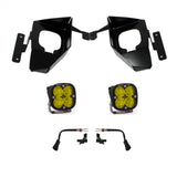 Squadron Sport Fog Pocket Kit - '16-18 Silverado 1500 (Wide Cornering; Baja Amber)
