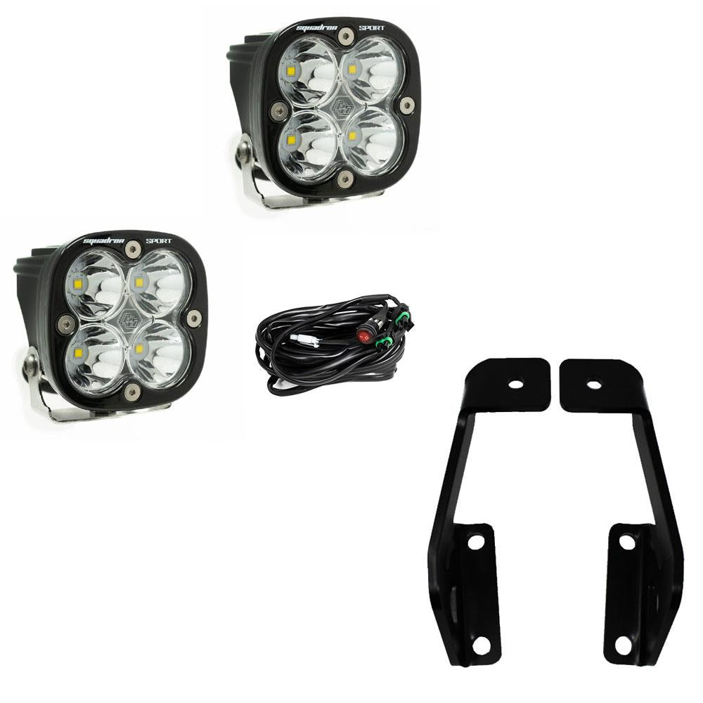 Baja Designs Squadron Sport A-Pillar Kit - '09-14 F-150 - '10-14 F-150 SVT Raptor (Spot - Clear)