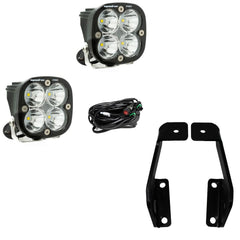 Baja Designs Squadron Pro A-Pillar Kit - '09-14 F-150 - '10-14 F-150 SVT Raptor (Driving/Combo - Clear)