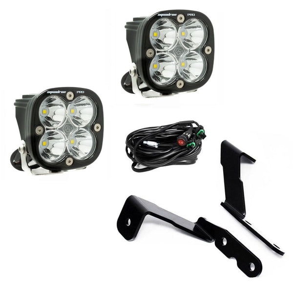 Baja Designs Squadron Pro A-Pillar Kit - 2007-2013 Avalanche / Silverado/Sierra 1500/2500HD/3500HD (2007 New Body Style) / Tahoe / Yukon (Spot, Clear)
