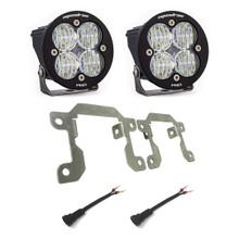 Baja Designs Squadron Pro Fog Pocket Kit - '19-23 Ranger - '21-25 Bronco w/ OE Plastic Bumper (Wide Cornering - Clear)