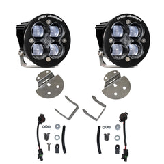 Baja Designs Squadron SAE Fog Pocket Kit - '15-19 Colorado/Canyon / Silverado/Sierra 2500HD/3500HD (SAE Fog - Clear)