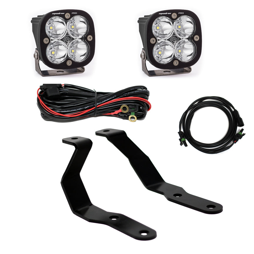 Baja Designs Squadron Pro A-Pillar Kit - '19-23 Ranger (Spot - Clear)