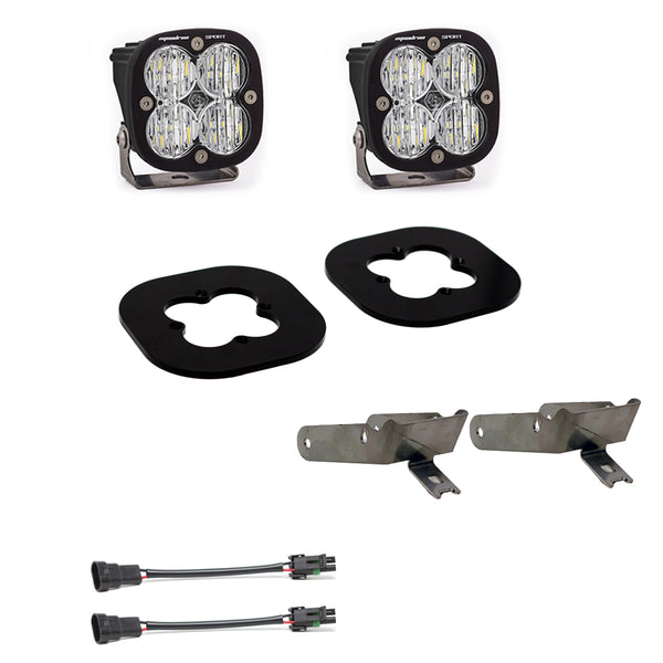 Baja Designs Squadron Pro Fog Pocket Kit - '11-16 F-250/350 Super Duty (Wide Cornering - Clear)
