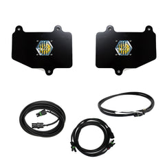 Baja Designs S1 Dual Reverse Kit - '20-26 Gladiator - w/ OE Bumper (Wide Cornering - Clear - Upfitter Wiring)