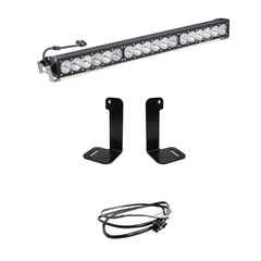 Baja Designs OnX6+ 30 Inch Bumper Kit - '20-26 Gladiator / '18-26 Wrangler JL - w/ OE Plastic Bumper (Driving/Combo - Clear - Upfitter Wiring) (447657UP)