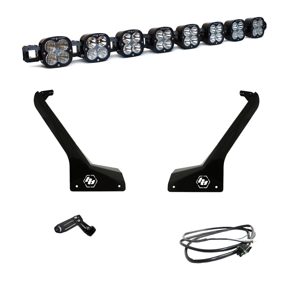 Baja Designs LED Light Bar — Black — 2018-2026 Jeep Wrangler / 2020-2025 Gladiator