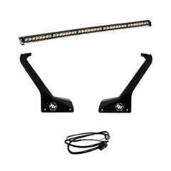Baja Designs S8 50 Inch Roof Mount Kit - '20-26 Gladiator / '18-26 Wrangler JL - Exc. Rubicon 392 (Driving/Combo - Clear - Upfitter Wiring)